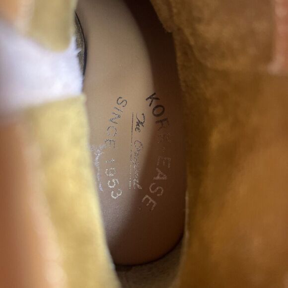 Kork-Ease Womens Size US 6 M Violeta Tan Lace Up Ankle Boots Leather Side Zip - Picture 6 of 10